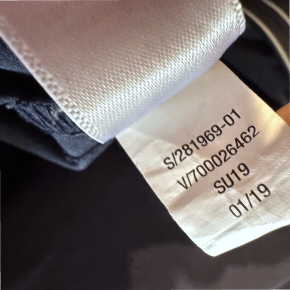 ATHLETA Tribeca Navy Blue Wide Leg Cropped Athletic Jogger Pants Size 16 T Tall - Picture 6 of 6